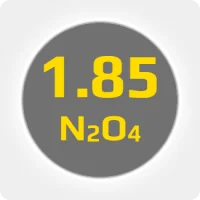 Тетраоксид  азота (N2O4) 1.85 (98,5%) в баллоне 10л. (13кг) соединение DIN 8