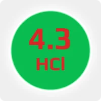 Хлороводород (HCI) 4.3 (99,993%) в баллоне 40л. (22 кг) соединение DIN 6 (W21,8x1/14'')