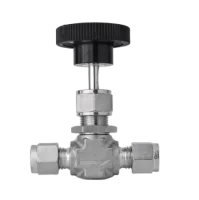 Игольчатый клапан PUSHER NV420-FN4 SS316L FNPT 1/4" / Needle Valve PUSHER NV420-FN4 SS316L 1/4FNPT