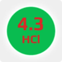 Хлороводород (HCI) 4.3 (99,993%) в баллоне 50л. (31 кг) соединение DIN 8