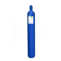 Баллон 40/150 бар УС новый без вентиля ТР ТС 032 горловина Е25 кислородный / Cylinder 40/150 blue color