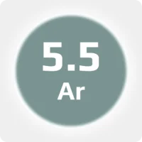 Аргон (Ar) 5.5 (99,9995%)в баллоне 50л 200бар, соединение  G3/4 (DIN 9)