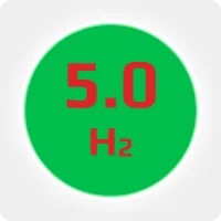 Водород (H2) марка В 5.0 (99,999%) в баллоне 50л 200бар, соединение   W21,8x1/14'' LH (DIN 1)