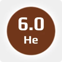 Гелий (He) марка 6.0  (99,9999%) в баллоне 40л, 150 бар, соединение  G 3-4 (DIN 9)