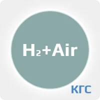 Калибровочная газовая смесь: ВОДОРОД (H2) 2 % + ВОЗДУХ (Air) ост. в баллоне 5 л. Сталь, вентиль Латунь