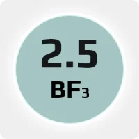 Трифторид бора  (BF3) 2.6 (99,6%) в баллоне ISO 47л. (25 кг) соединение CGA330 SS вентиль н/ж (Китай) (с баллоном)